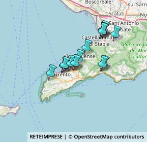 Mappa Via Vincenzo Iaccarino, 80063 Piano di Sorrento NA, Italia (5.56867)