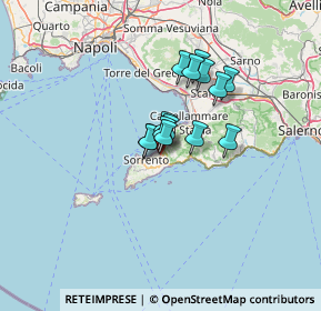 Mappa Via Vincenzo Iaccarino, 80063 Piano di Sorrento NA, Italia (8.84286)