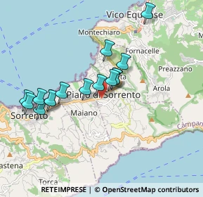 Mappa Via Vincenzo Iaccarino, 80063 Piano di Sorrento NA, Italia (1.81467)