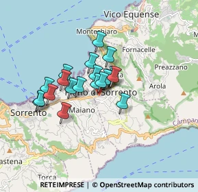 Mappa Via Vincenzo Iaccarino, 80063 Piano di Sorrento NA, Italia (1.2695)