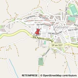 Mappa Via Appulo - Lucana, 87/89, 75014 Grassano, Matera (Basilicata)