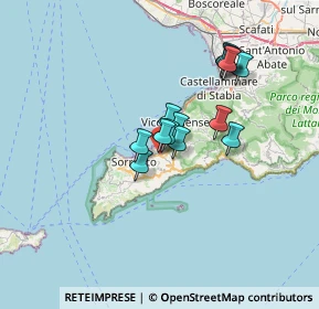 Mappa Via S. Sergio, 80065 Sant'Agnello NA, Italia (5.47143)