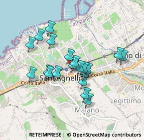 Mappa Via A. Balsamo, 80065 Sant'Agnello NA, Italia (0.3915)