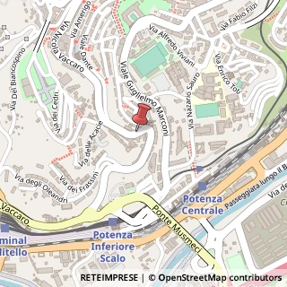 Mappa Via N. Vaccaro, 51, 85100 Potenza, Potenza (Basilicata)