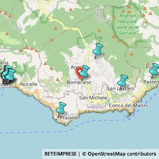 Mappa Via Case Gentile, 80051 Agerola NA, Italia (3.8325)