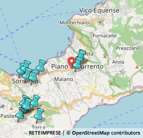 Mappa Via S. Sergio, 80065 Piano di Sorrento NA, Italia (2.84813)