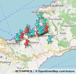 Mappa Via S. Sergio, 80065 Piano di Sorrento NA, Italia (1.2055)