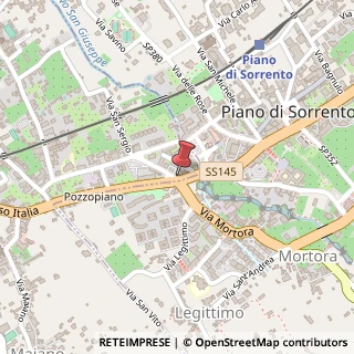 Mappa Via San Sergio, 11, 80065 Sant'Agnello, Napoli (Campania)