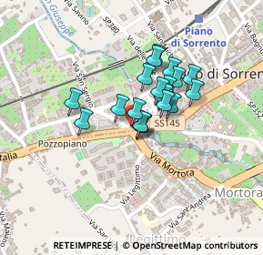Mappa Via S. Sergio, 80065 Piano di Sorrento NA, Italia (0.1505)