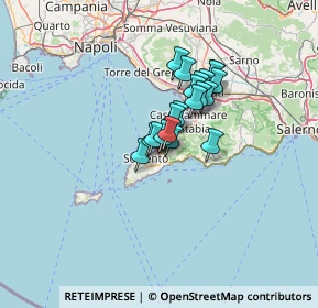 Mappa Via S. Sergio, 80065 Piano di Sorrento NA, Italia (8.9395)