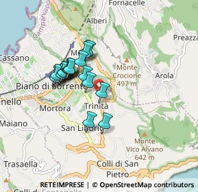 Mappa Traversa S. Agostino, 80063 Piano di Sorrento NA, Italia (0.747)