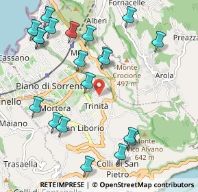 Mappa Traversa S. Agostino, 80063 Piano di Sorrento NA, Italia (1.2985)