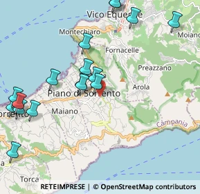 Mappa Via Corbo, 80063 Piano di Sorrento NA, Italia (2.60941)