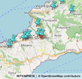 Mappa Via Corbo, 80063 Piano di Sorrento NA, Italia (2.24909)