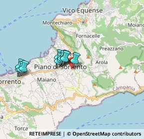 Mappa Via Corbo, 80063 Piano di Sorrento NA, Italia (1.54455)