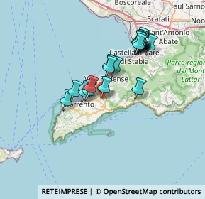 Mappa Via Corbo, 80063 Piano di Sorrento NA, Italia (6.582)