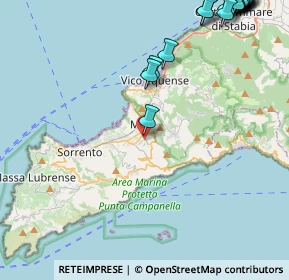 Mappa Via Corbo, 80063 Piano di Sorrento NA, Italia (7.444)