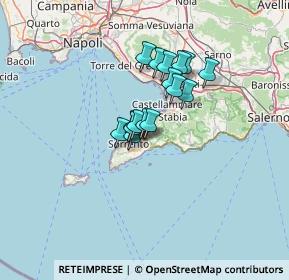 Mappa Via Corbo, 80063 Piano di Sorrento NA, Italia (9.17188)