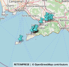 Mappa Via Corbo, 80063 Piano di Sorrento NA, Italia (8.46333)