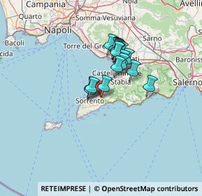 Mappa Via Corbo, 80063 Piano di Sorrento NA, Italia (10.4435)