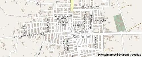 Mappa San Michele Salentino