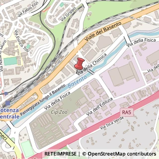 Mappa Via della Chimica, 121, 85100 Potenza, Potenza (Basilicata)