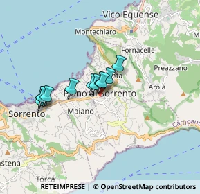 Mappa Via S.E. De Martino, 80063 Piano di Sorrento NA, Italia (1.27818)