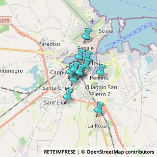 Mappa Via Dalmazia, 72100 Brindisi BR, Italia (0.95417)