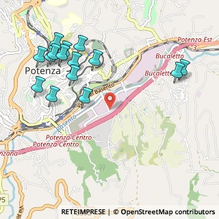 Mappa Via Dell' Edilizia Pal. Maroscia, 85100 Potenza PZ, Italia (1.34867)