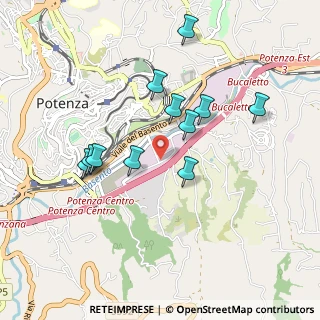 Mappa Via Dell' Edilizia Pal. Maroscia, 85100 Potenza PZ, Italia (0.91091)
