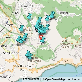Mappa Via Lavinola, 80069 Vico Equense NA, Italia (0.82733)