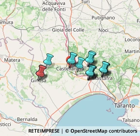 Mappa Via Principe di Napoli, 74011 Castellaneta TA, Italia (10.95684)