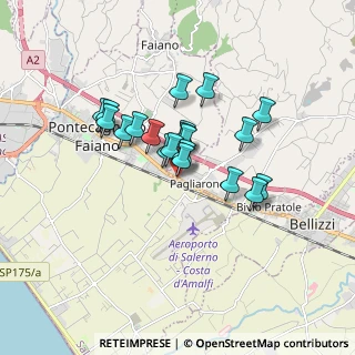 Mappa Via Giuseppe Ungaretti, 84090 Pontecagnano Faiano SA, Italia (1.3515)
