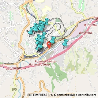 Mappa Via della Chimica, 85100 Potenza PZ, Italia (0.7275)