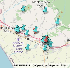 Mappa Via delle Industria, 84092 Bellizzi SA, Italia (3.9145)