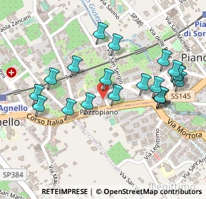 Mappa Corso Italia, 80065 Piano di Sorrento NA, Italia (0.26)