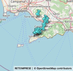 Mappa Via Pozzillo, 80065 Sant'Agnello NA, Italia (6.95818)