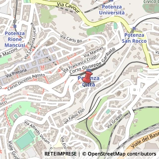 Mappa Via Francesco Torraca, 23, 85100 Potenza, Potenza (Basilicata)