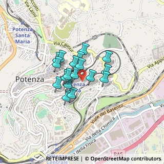 Mappa Via Francesco Torraca, 85100 Potenza PZ, Italia (0.2895)