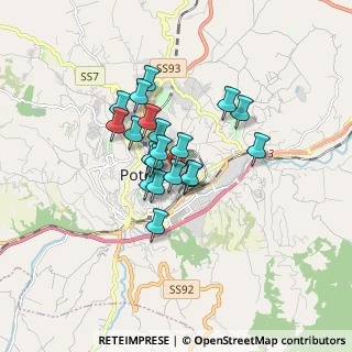 Mappa Via Francesco Torraca, 85100 Potenza PZ, Italia (1.274)