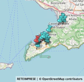 Mappa Via Marina di Cassano, 80063 Piano di Sorrento NA, Italia (4.49929)