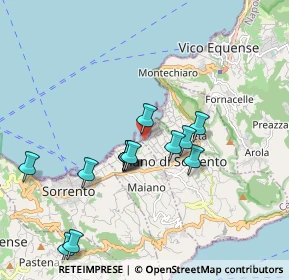 Mappa Via Marina di Cassano, 80063 Piano di Sorrento NA, Italia (1.87462)