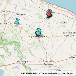 Mappa Via ceglie-francavilla km 0.500 zona industriale, 72013 Ceglie Messapica BR, Italia (8.0515)