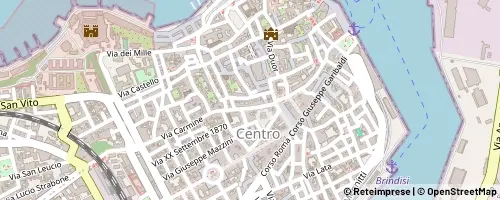 Mappa Brindisi