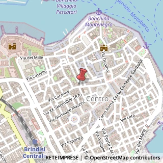 Mappa Largo Angioli, 2, 72100 Brindisi, Brindisi (Puglia)