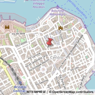 Mappa 3 Largo Angioli, Brindisi, BR 72100, 72100 Brindisi BR, Italia, 72100 Brindisi, Brindisi (Puglia)