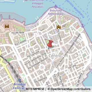 Mappa Via Ferrante Fornari, 25, 72100 Brindisi, Brindisi (Puglia)