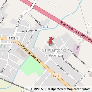 Mappa Via Eugenio Montale, SNC, 84098 Pontecagnano Faiano, Salerno (Campania)