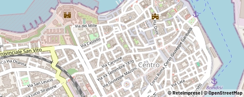 Mappa Brindisi