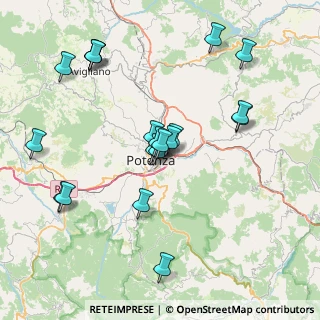 Mappa Via Janfolla, 85100 Potenza PZ, Italia (8.528)